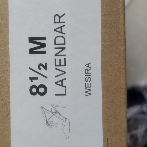 Jessica Simpson Lavendar Glitz Heels Size 8 1/2 - Picture 7 of 7